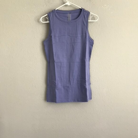 zuda 2-Pack Long & Lean Tank Tops - Sand/Violet (Sz XXS) a478504 - Picture 3 of 7